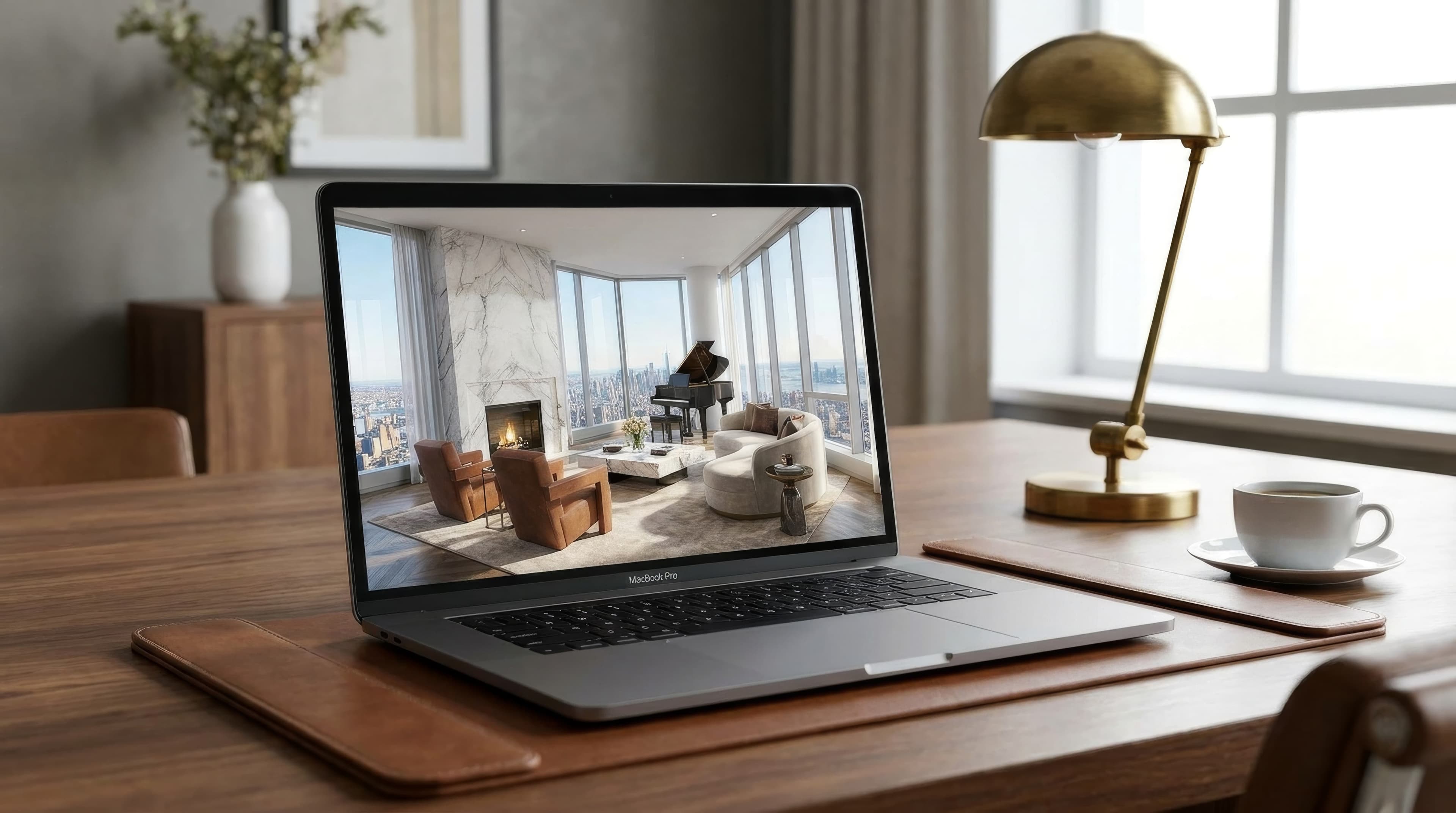 Interactive real estate project website placeholder